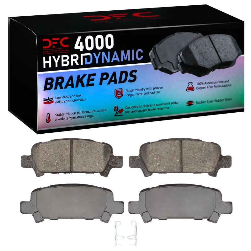 Subaru Outback Brake Pads - Rear - DFC - HybriDynamic 4000 - `98-`09