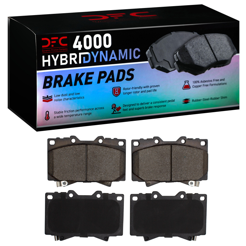 Toyota Land Cruiser Brake Pads - Front - DFC - 4000 HybriDynamic - `98-`07