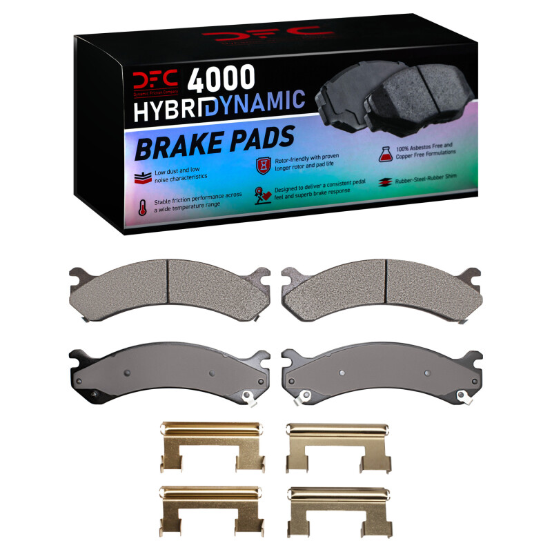 Cadillac DTS Brake Pads - Front - DFC - 4000 HybriDynamic - `99-`20