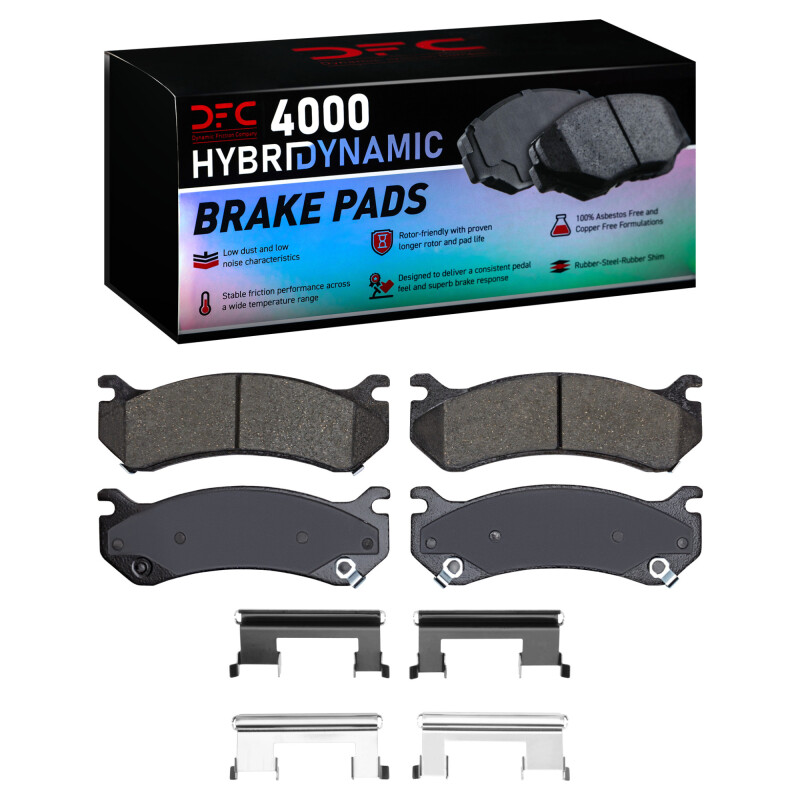 Cadillac Escalade ESV Brake Pads - Rear/Front - DFC - 4000 HybriDynamic - `99-`13