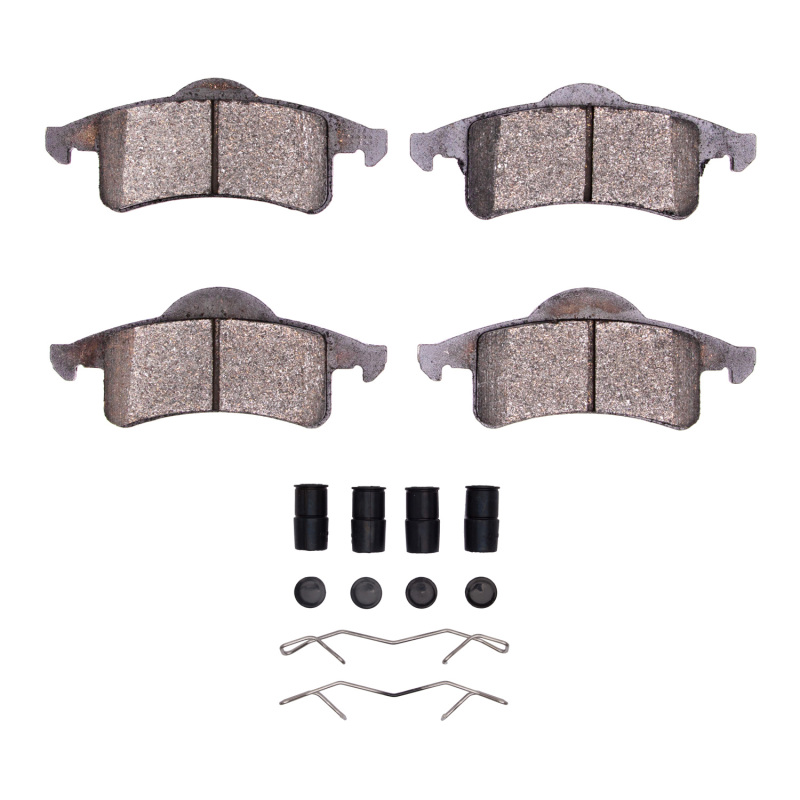 Jeep Grand Cherokee Brake Pads - Rear - DFC - 4000 HybriDynamic - `99-`04
