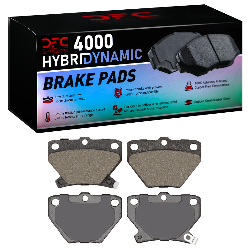 Toyota Matrix Brake Pads - Rear - DFC - 4000 HybriDynamic - `00-`08