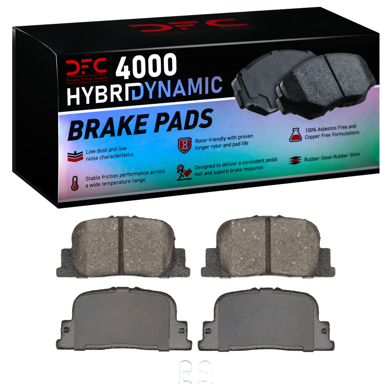 Toyota Camry Hybrid Brake Pads - Rear - DFC - 4000 HybriDynamic - `00-`10