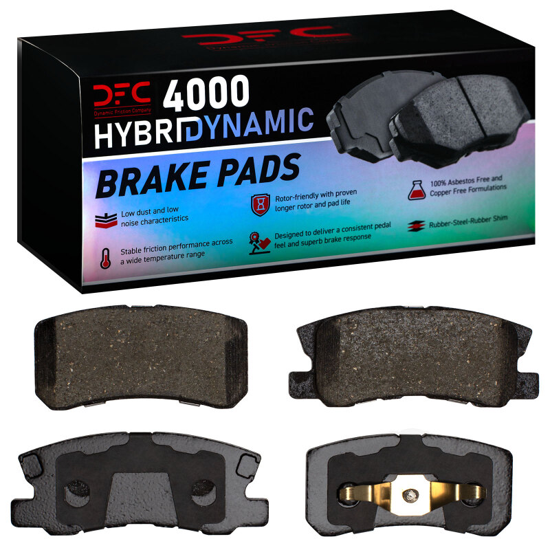 Mitsubishi Rvr Brake Pads - Rear - DFC - 4000 HybriDynamic - `00-`17 Mitsubishi Rvr Brake Pads - Rear - DFC - 4000 HybriDynamic - `00-`17