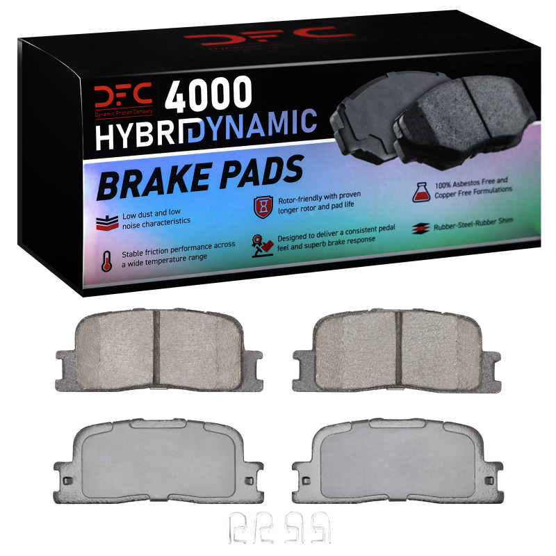Toyota Highlander Brake Pads - Rear - DFC - 4000 HybriDynamic - `01-`06