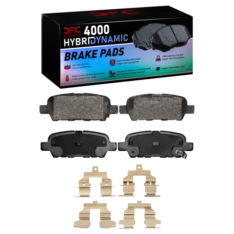 Nissan Sentra Brake Pads - Rear - DFC - 4000 HybriDynamic - `02-`25