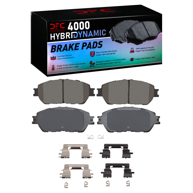 Toyota Sienna Brake Pads - Front - DFC - 4000 HybriDynamic - `04-`10