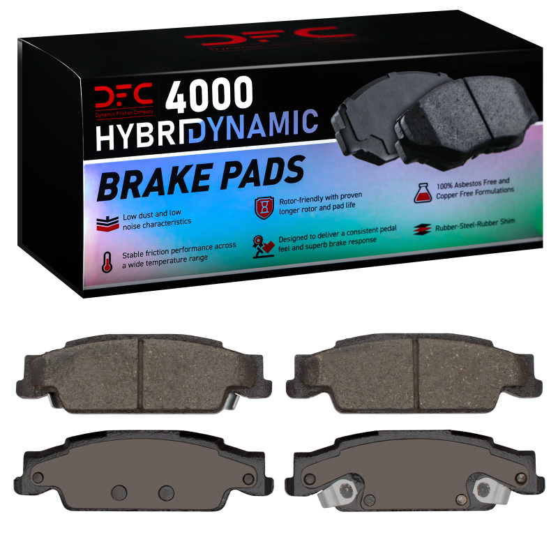 Pontiac Grand Prix Brake Pads - Rear - DFC - 4000 HybriDynamic - `03-`11