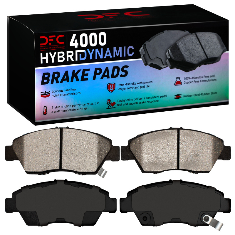 Honda Fit Brake Pads - Front - DFC - 4000 HybriDynamic - `93-`15