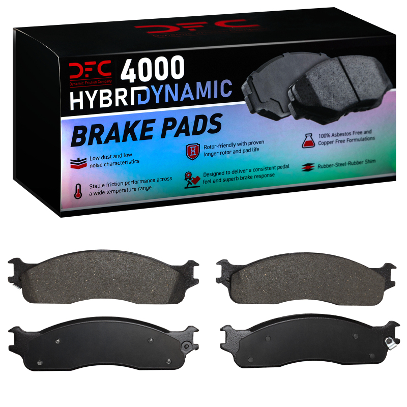 Dodge Ram 4000 Brake Pads - Front - DFC - 4000 HybriDynamic - `03-`08