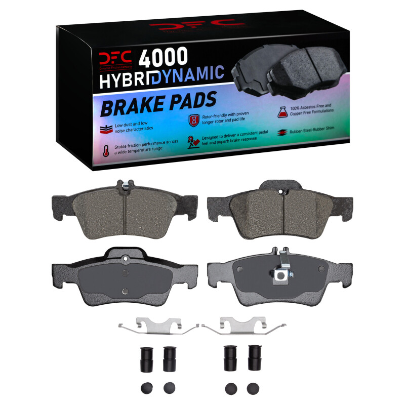 Mercedes-Benz SL500 Brake Pads - Rear - DFC - 4000 HybriDynamic - `02-`18