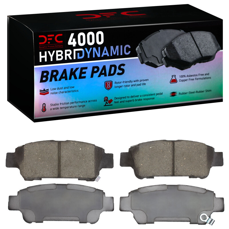 Toyota Sienna Brake Pads - Rear - DFC - 4000 HybriDynamic - `04-`10