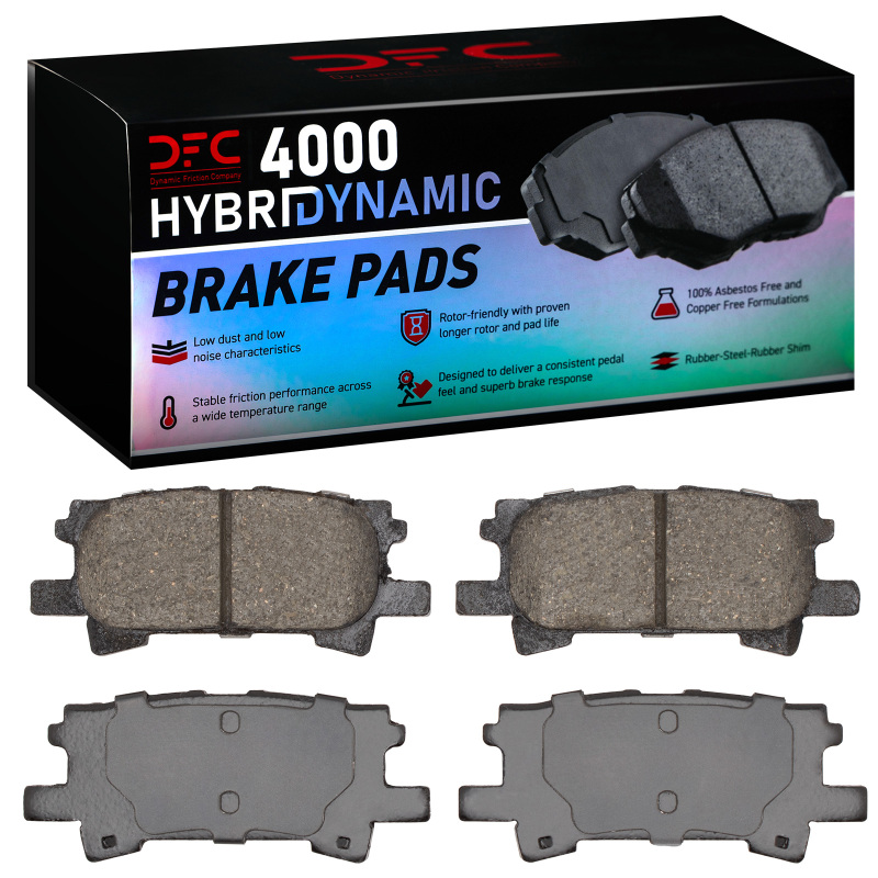 Toyota Highlander Hybrid Brake Pads - Rear - DFC - 4000 Hybridynamic - `04-`09