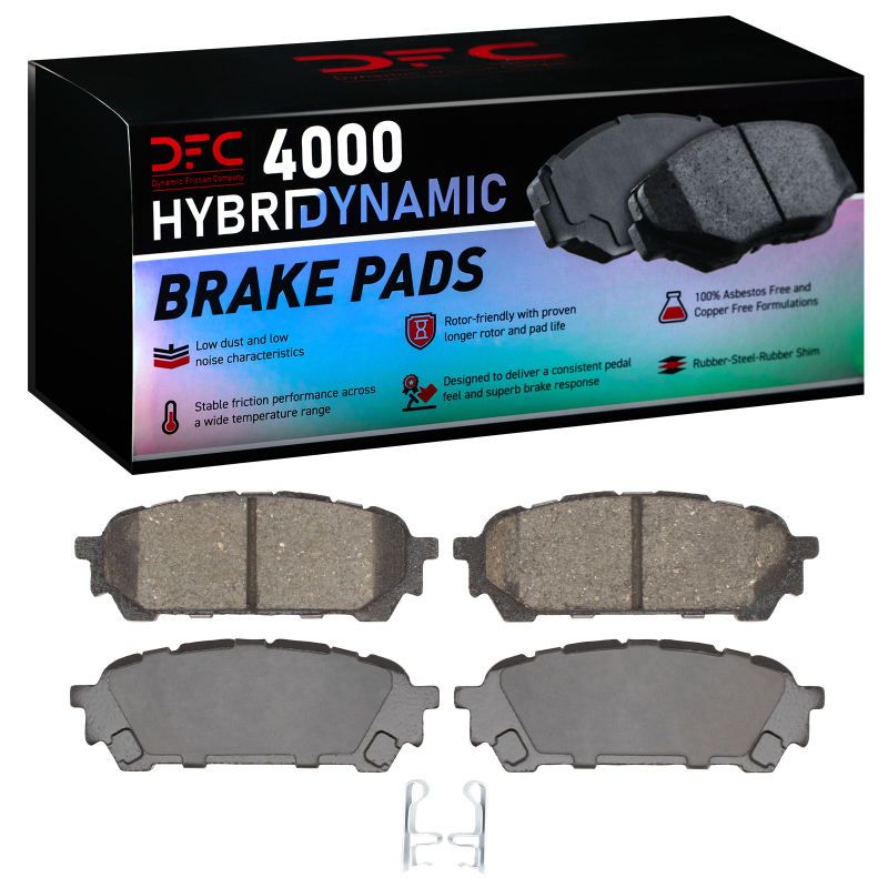 Subaru Impreza Brake Pads - Rear - DFC - 4000 HybriDynamic - `03-`08