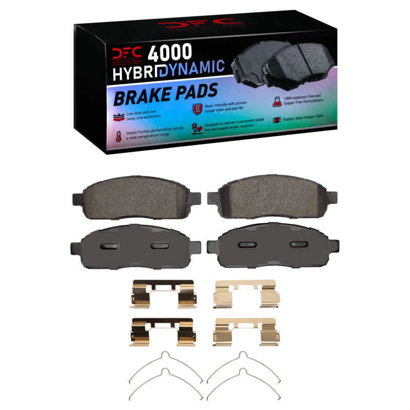 Ford F-150 Brake Pads - Front - DFC - 4000 HybriDynamic - `04-`09