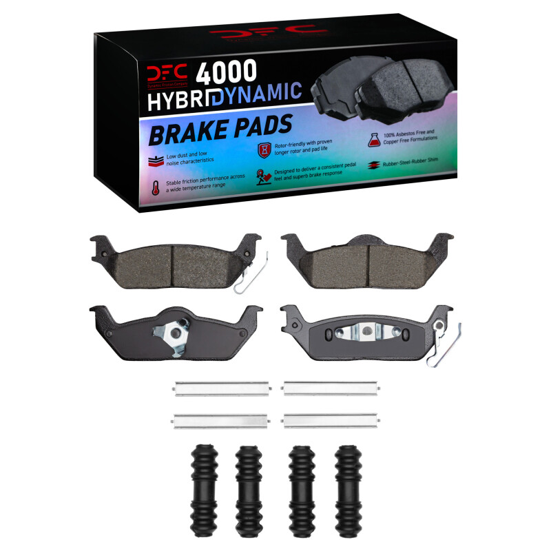 Ford F-150 Brake Pads - Rear - DFC - 4000 HybriDynamic - `04-`11