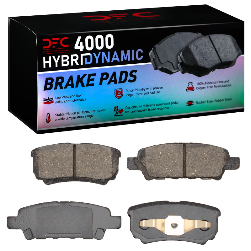 Mitsubishi Outlander Brake Pads - Rear - DFC - 4000 HybriDynamic - `04-`17 Mitsubishi Outlander Brake Pads - Rear - DFC - 4000 HybriDynamic - `04-`17