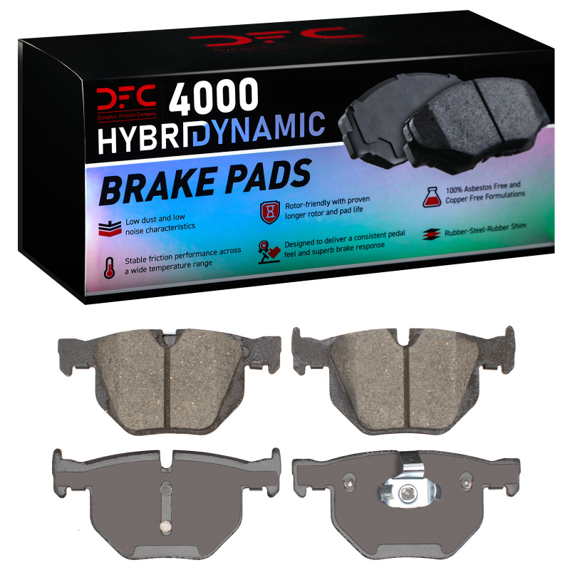 BMW X6 Brake Pads - Rear - DFC - 4000 HybriDynamic - `07-`19