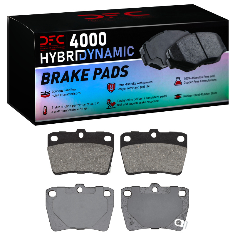 Toyota RAV4 Brake Pads - Rear - DFC - 4000 HybriDynamic - `04-`05