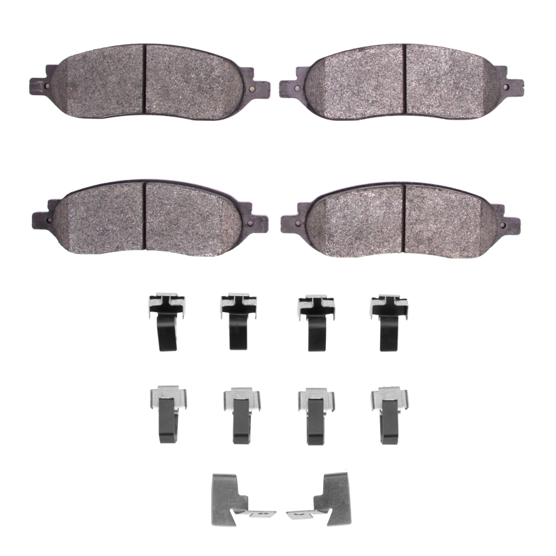 Ford F-250 Brake Pads - Rear - DFC - 4000 HybriDynamic - `05-`07