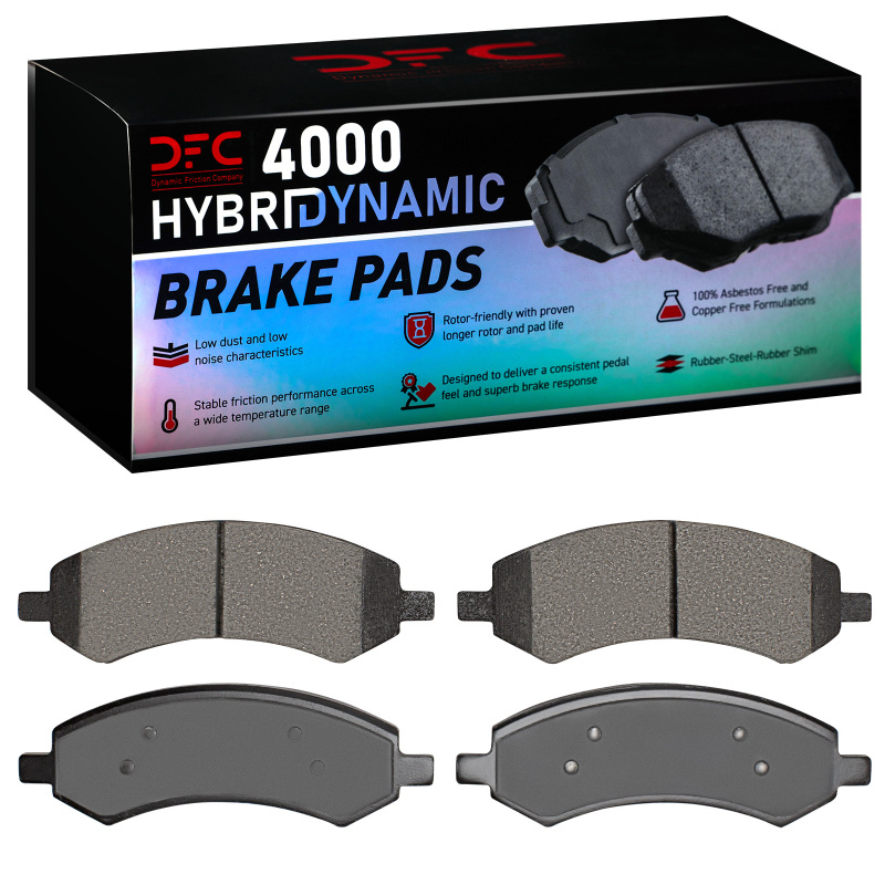 Ram Dakota Brake Pads - Front - DFC - 4000 HybriDynamic - `05-`24