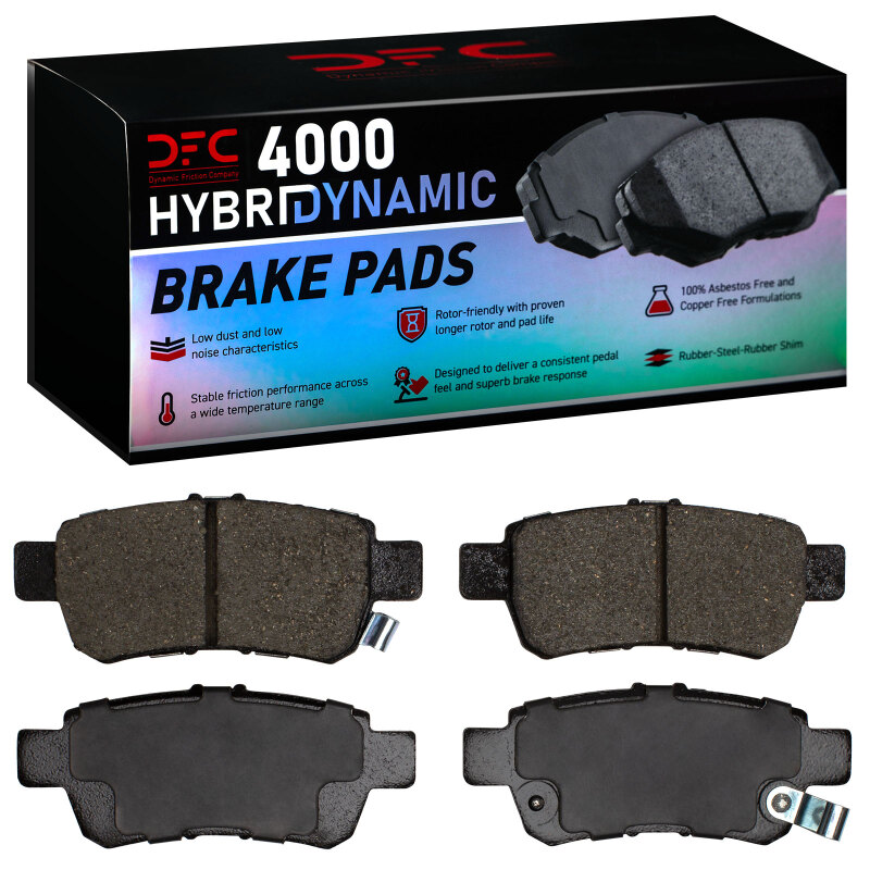 Honda Odyssey Brake Pads - Rear - DFC - 4000 HybriDynamic - `05-`10 Honda Odyssey Brake Pads - Rear - DFC - 4000 HybriDynamic - `05-`10