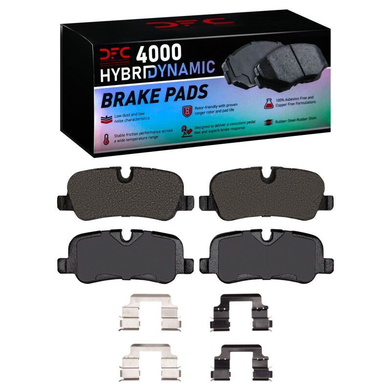Land Rover LR4 Brake Pads - Rear - DFC - 4000 HybriDynamic - `05-`16