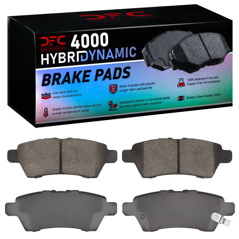 Nissan Pathfinder Brake Pads - Rear - DFC - 4000 Hybridynamic - `05-`12 Nissan Pathfinder Brake Pads - Rear - DFC - 4000 Hybridynamic - `05-`12