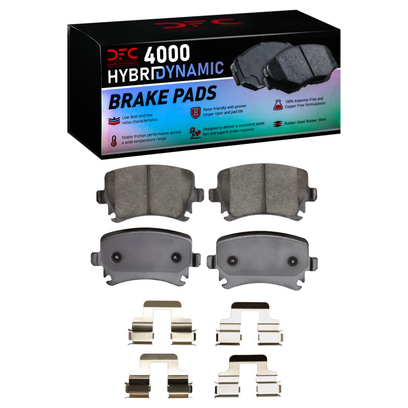 Audi A4 Quattro Brake Pads - Rear - DFC - 4000 HybriDynamic - `00-`18