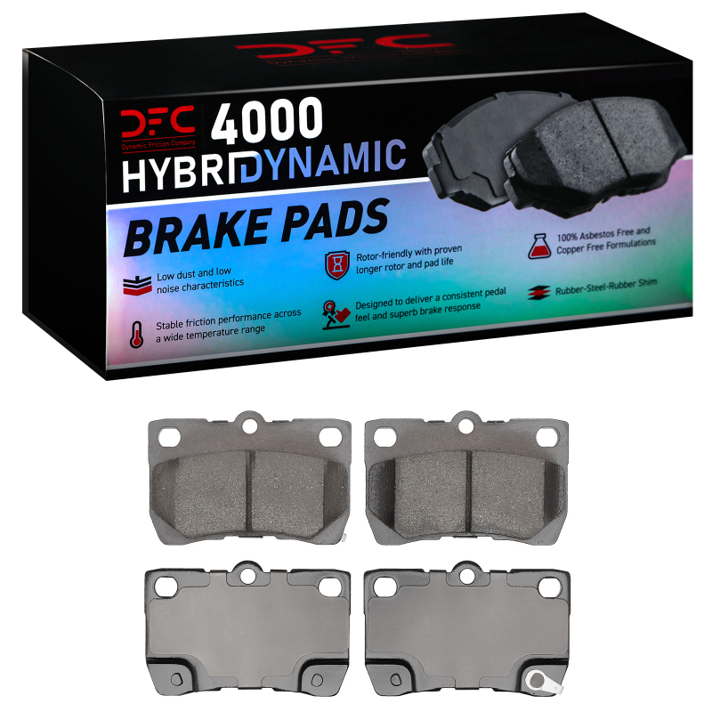 Lexus IS350 Brake Pads - Rear - DFC - 4000 HybriDynamic - `06-`13