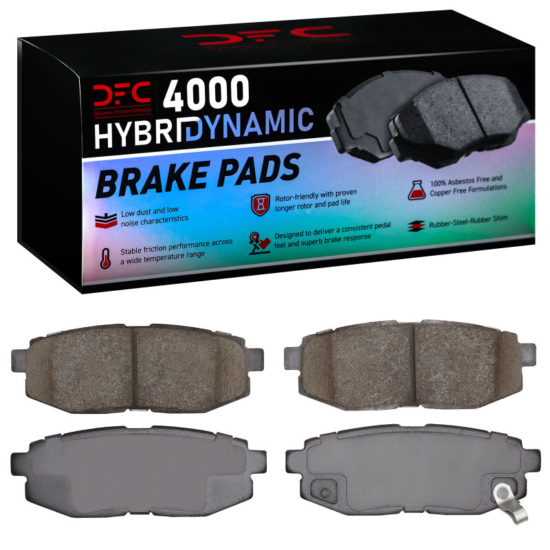 Toyota Gr86 Brake Pads - Rear - DFC - 4000 HybriDynamic - `06-`26