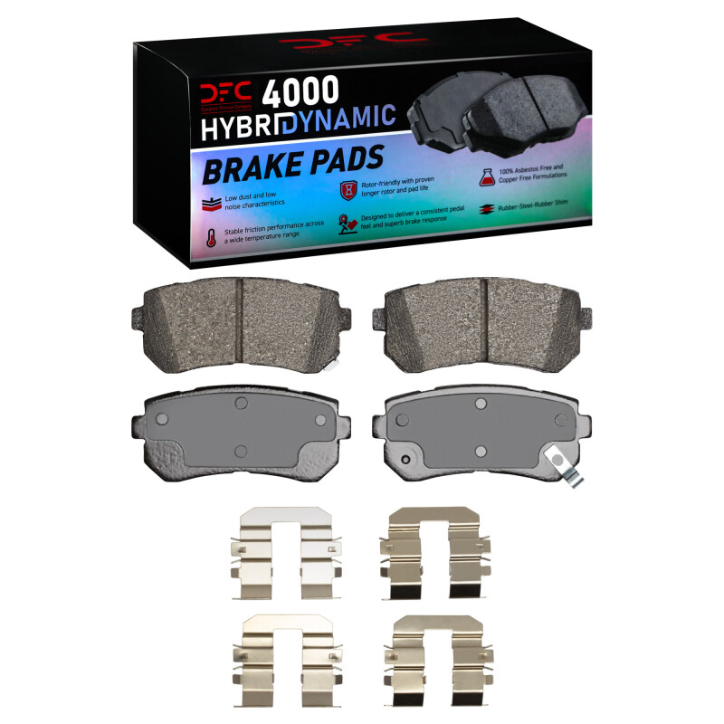 Dodge Attitude Brake Pads - Rear - DFC - 4000 HybriDynamic - `06-`19