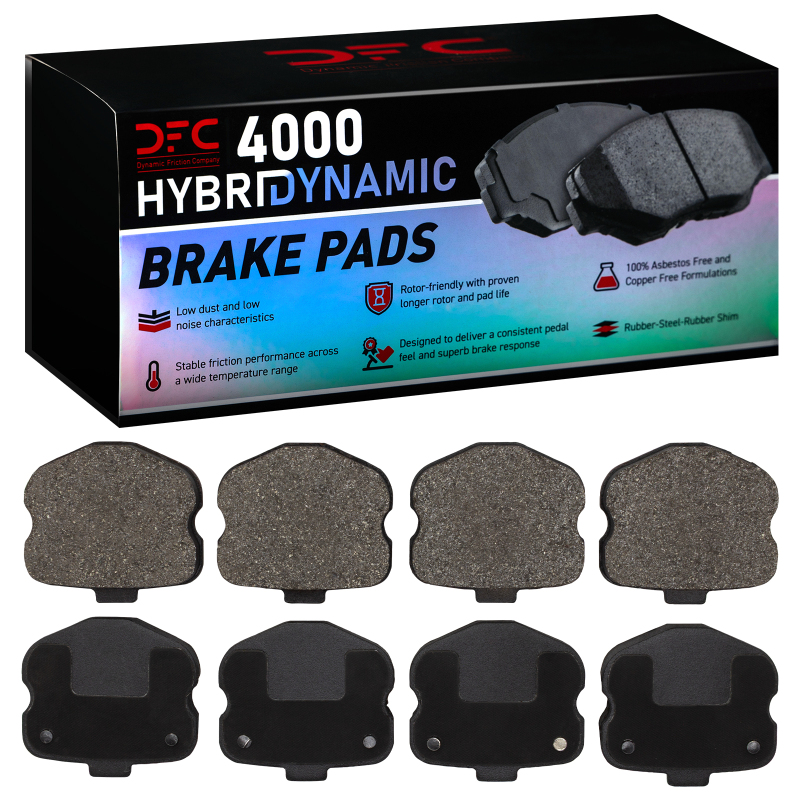 Chevrolet Corvette Brake Pads - Rear - DFC - 4000 HybriDynamic - `06-`13