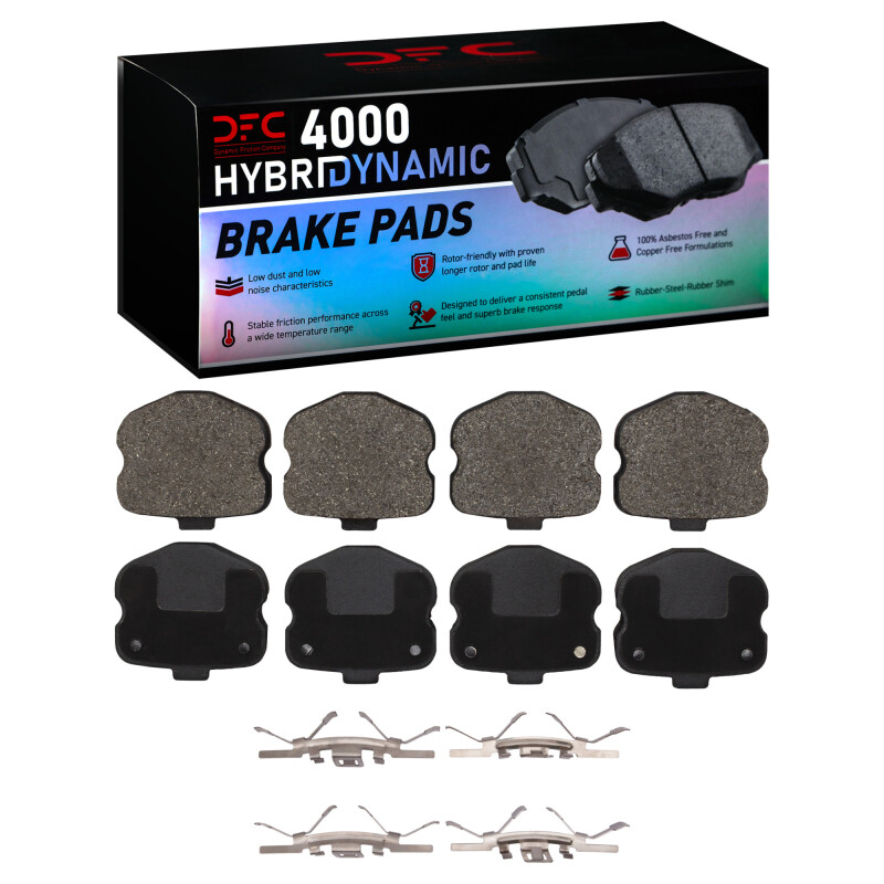 Chevrolet Corvette Brake Pads - Rear - DFC - 4000 HybriDynamic - `06-`13