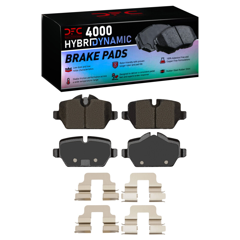 BMW 120i Brake Pads - Rear - DFC - 4000 HybriDynamic - `05-`16