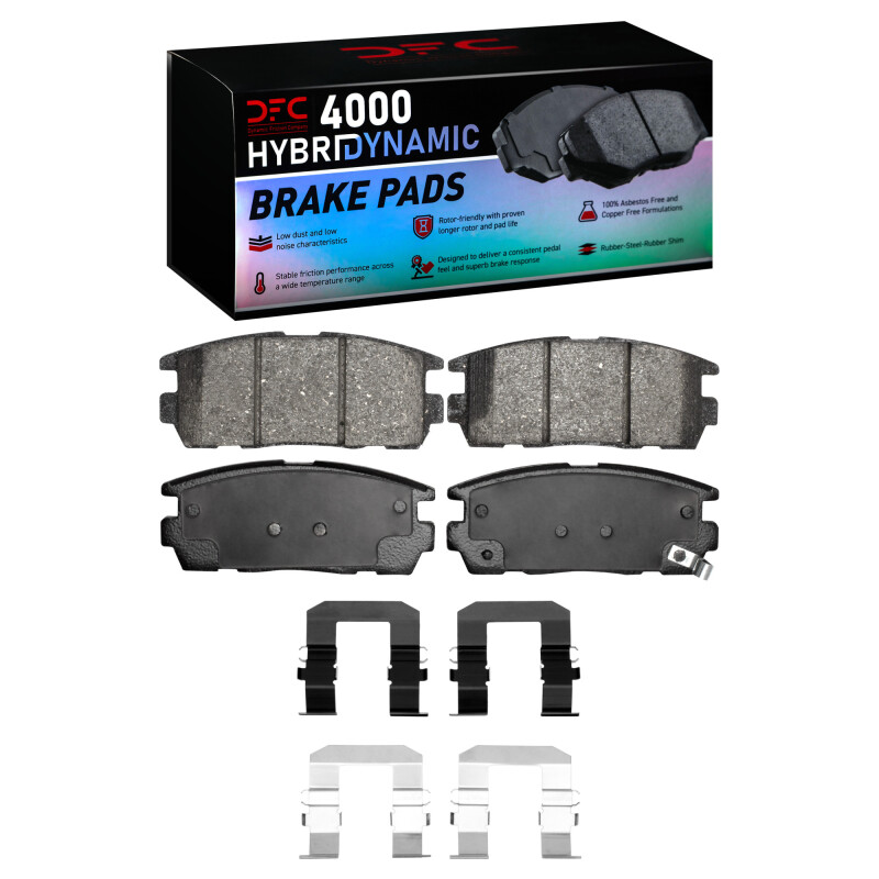 Chevrolet Captiva Brake Pads - Rear - DFC - 4000 HybriDynamic - `07-`17