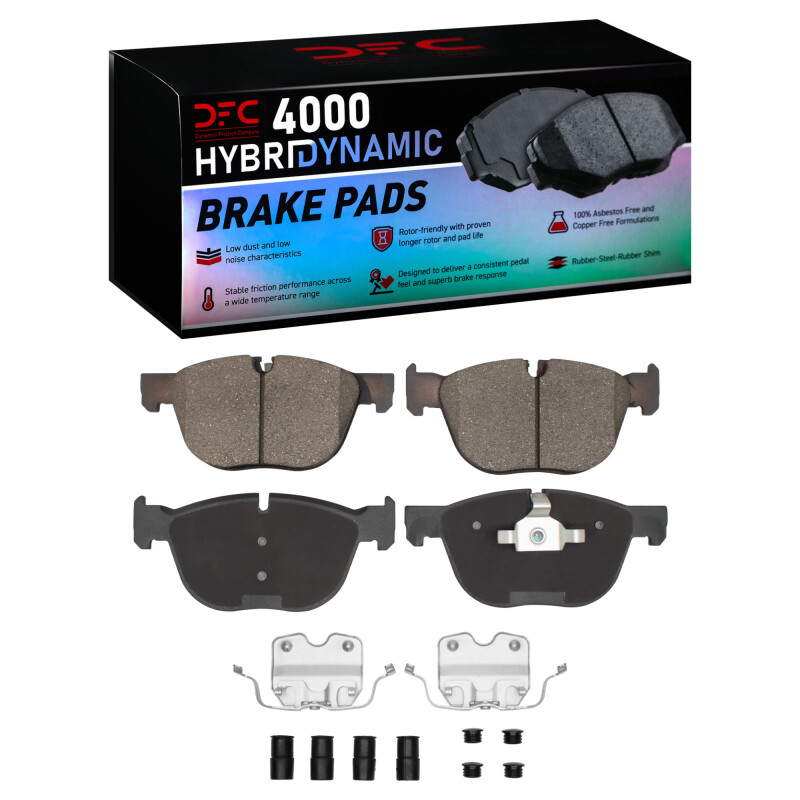 BMW X4 Brake Pads - Front - DFC - 4000 HybriDynamic - `07-`19