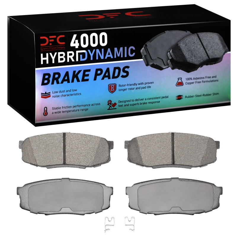 Toyota Tundra Brake Pads - Rear - DFC - 4000 HybriDynamic - `07-`22