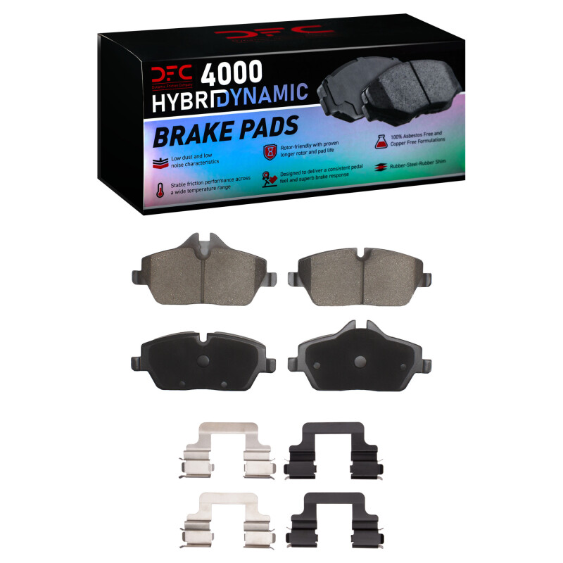 BMW 120i Brake Pads - Front - DFC - 4000 HybriDynamic - `06-`24