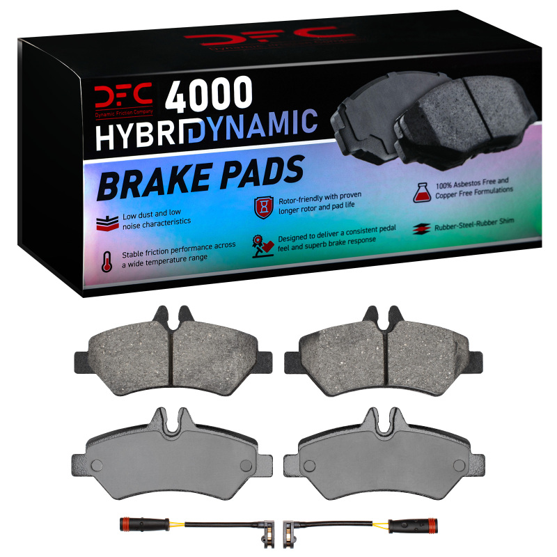 Volkswagen Crafter Brake Pads - Rear - DFC - 4000 HybriDynamic - `06-`18