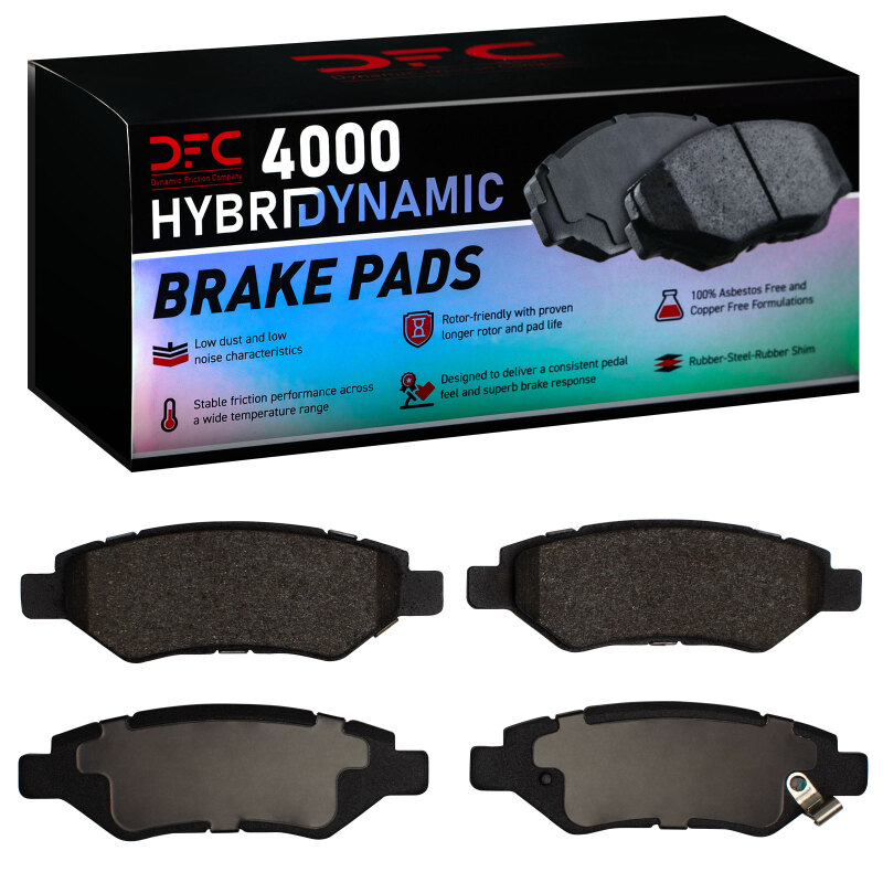 Saab 9-4X Brake Pads - Rear - DFC - 4000 HybriDynamic - `08-`16