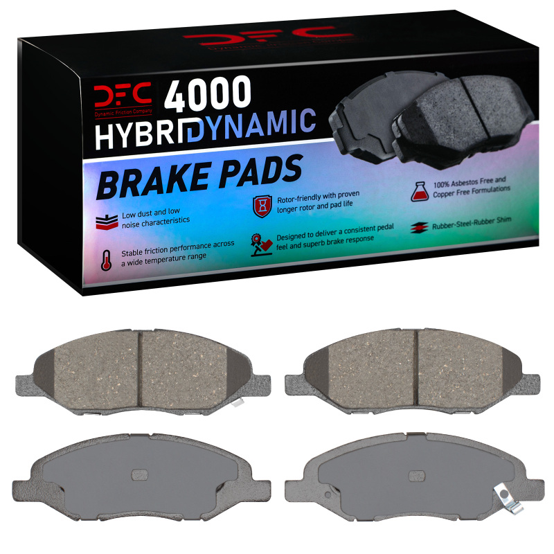 Nissan Versa Brake Pads - Front - DFC - 4000 HybriDynamic - `07-`17