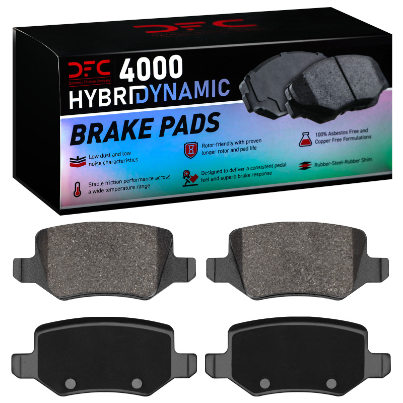 Mercedes-Benz B200 Brake Pads - Rear - DFC - 4000 HybriDynamic - `01-`11