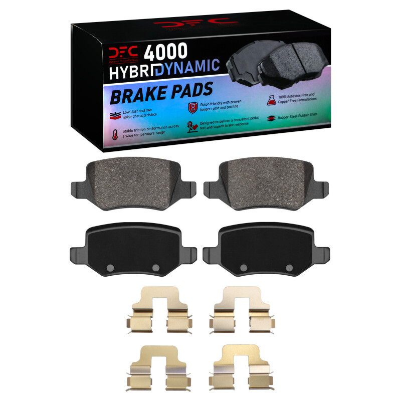 Mercedes-Benz A190 Brake Pads - Rear - DFC - 4000 HybriDynamic - `01-`11