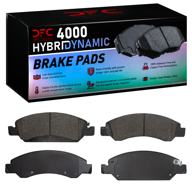 GMC Yukon XL 1500 Brake Pads - Front - DFC - 4000 HybriDynamic - `05-`20 GMC Yukon XL 1500 Brake Pads - Front - DFC - 4000 HybriDynamic - `05-`20