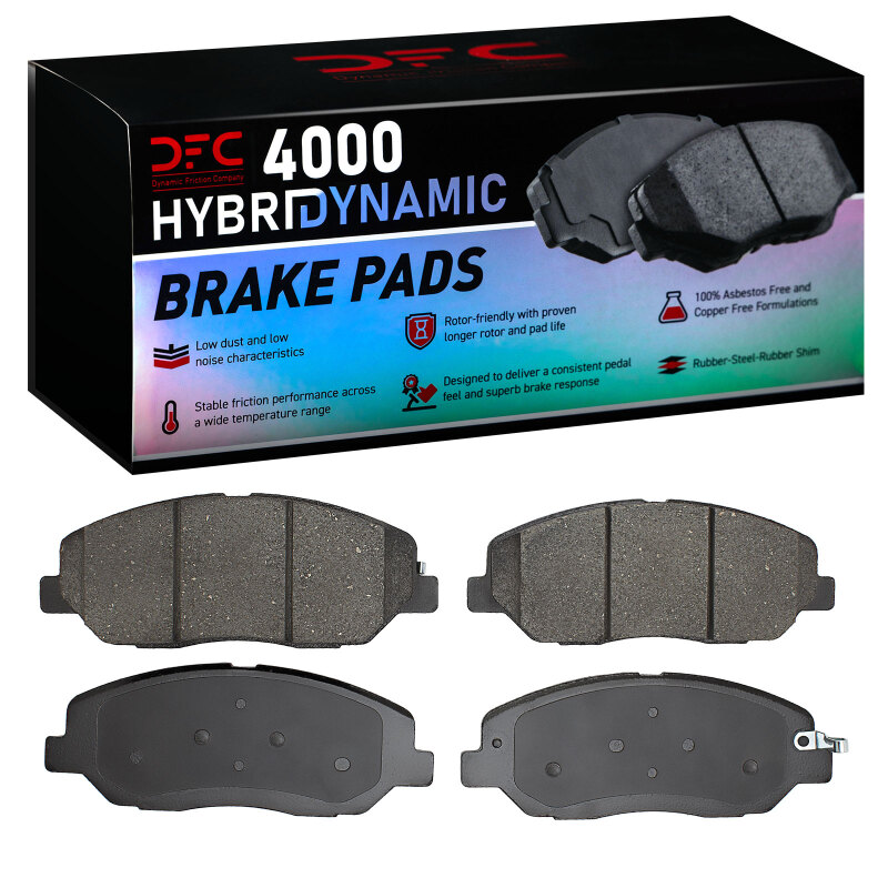 Hyundai Genesis Sedan Brake Pads - Front - DFC - 4000 HybriDynamic - `09-`11