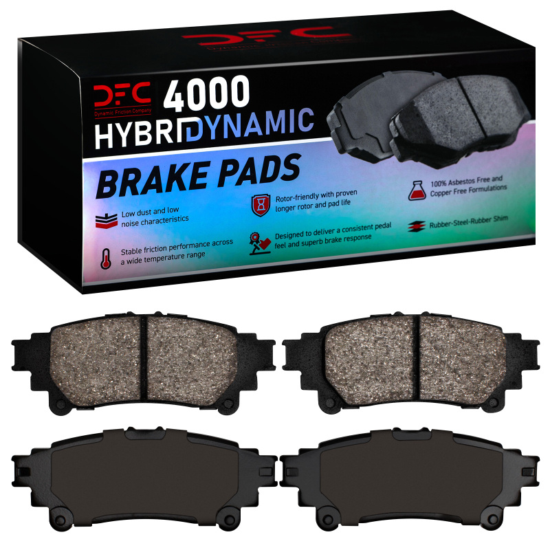 Toyota Sienna Brake Pads - Rear - DFC - 4000 HybriDynamic - `10-`20