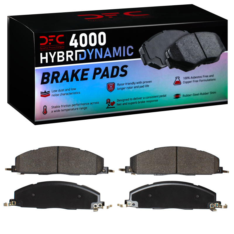 Ram 4000 Brake Pads - Rear - DFC - 4000 HybriDynamic - `09-`18