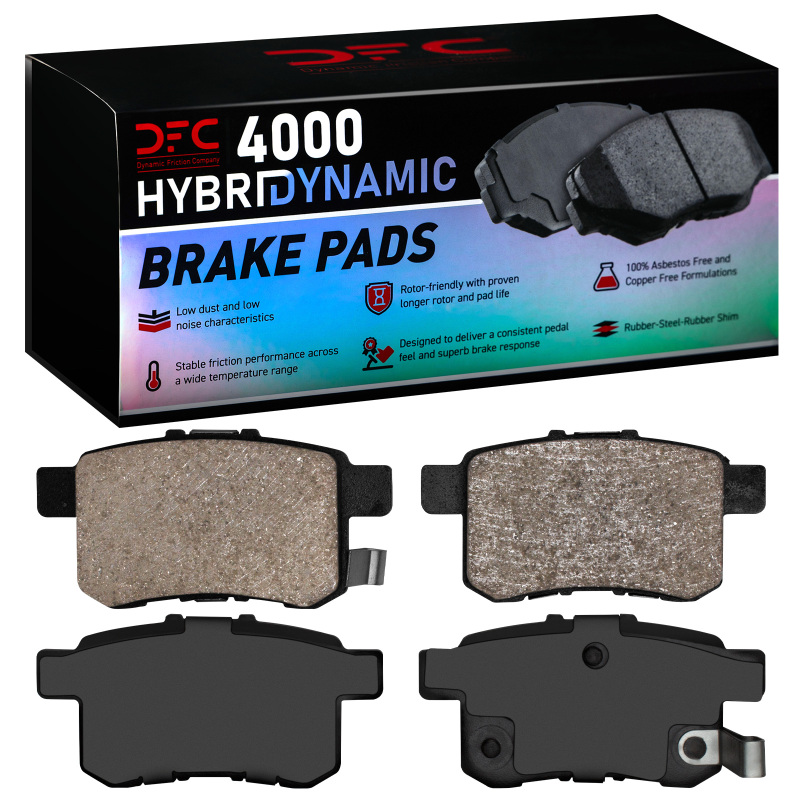 Honda Accord Brake Pads - Rear - DFC - 4000 HybriDynamic - `08-`17