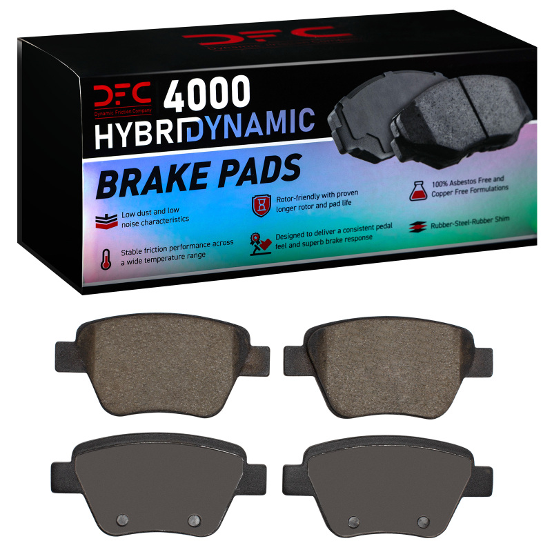 Volkswagen Passat Brake Pads - Rear - DFC - 4000 Hybridynamic - `05-`18